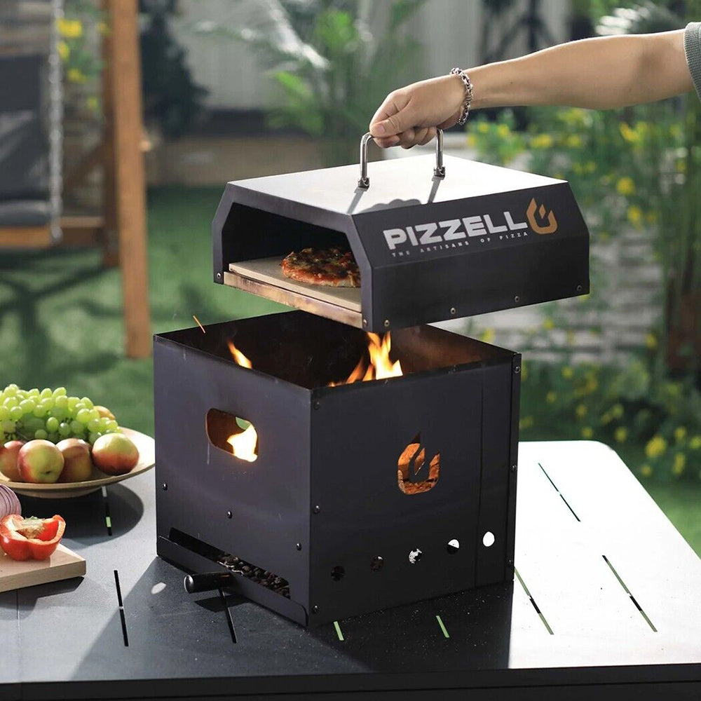 Mucho Gusto Outdoor Pizza Oven - firepit, grill, oven