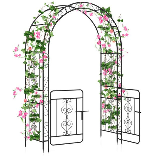 Ziva Garden Arbor with Multiple Side Crossbars