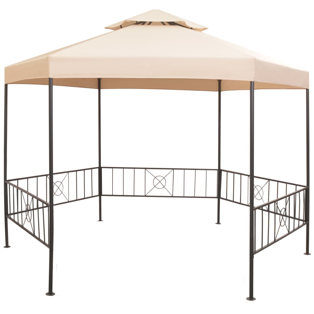 Valencia Deluxe Hexagon Gazebo - 3 Colours