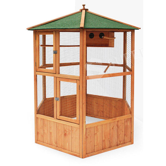 Classic Wooden Bird Cage/Aviary - XL Size