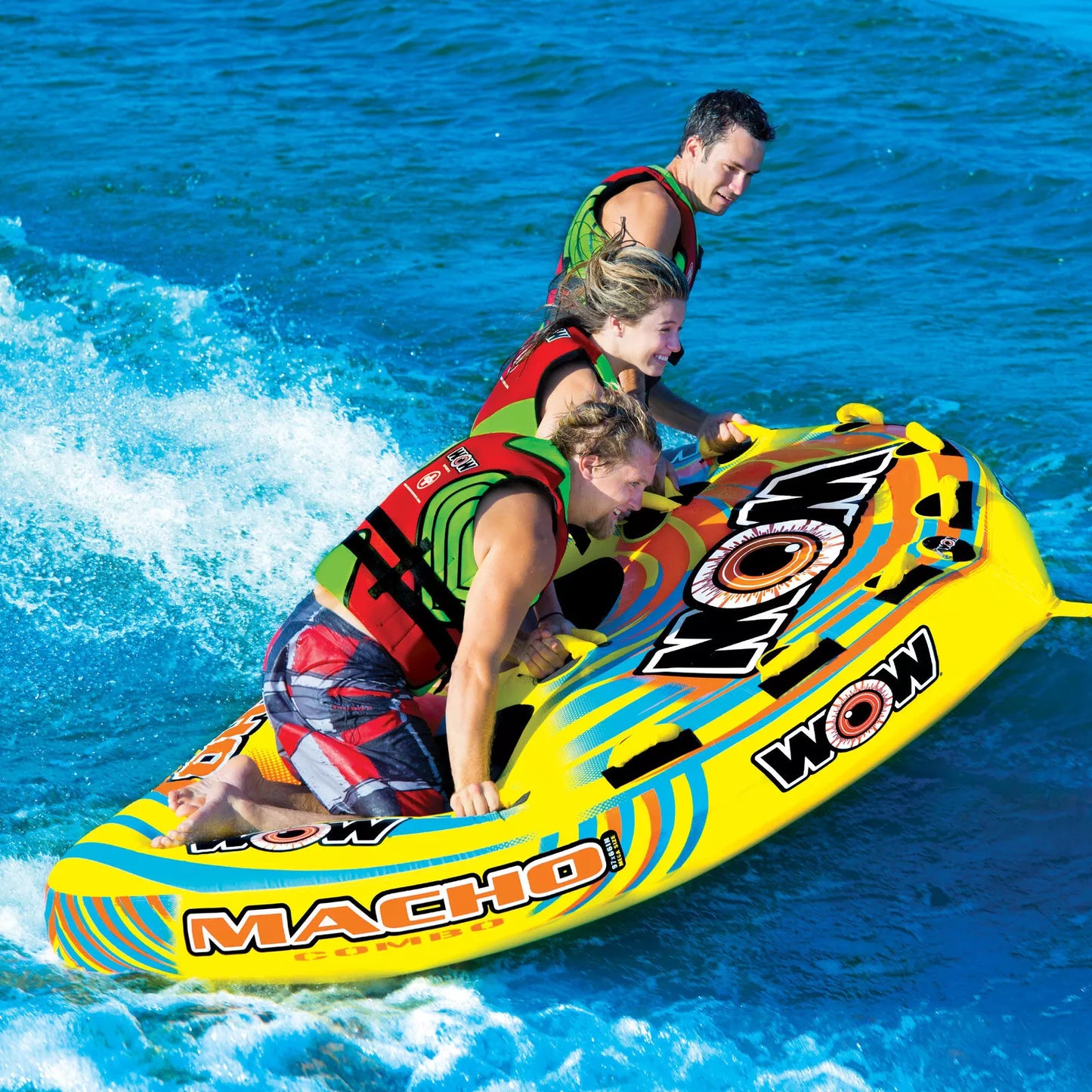 Hype 3 Person Inflatable & Towable Water Ski Tube