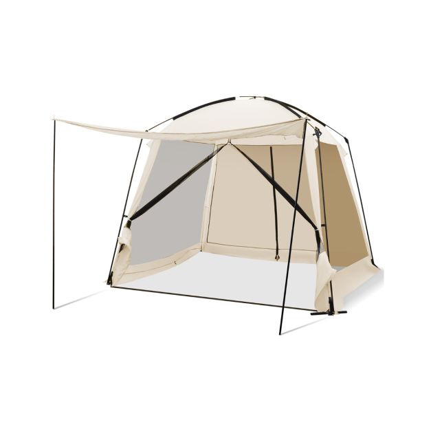 CountryLiving Portable Screen Dome Tent w/4-Side Mesh Walls