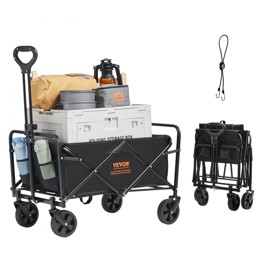 Fredo Collapsible Folding Wagon w/ 5" All-Terrain Wheels