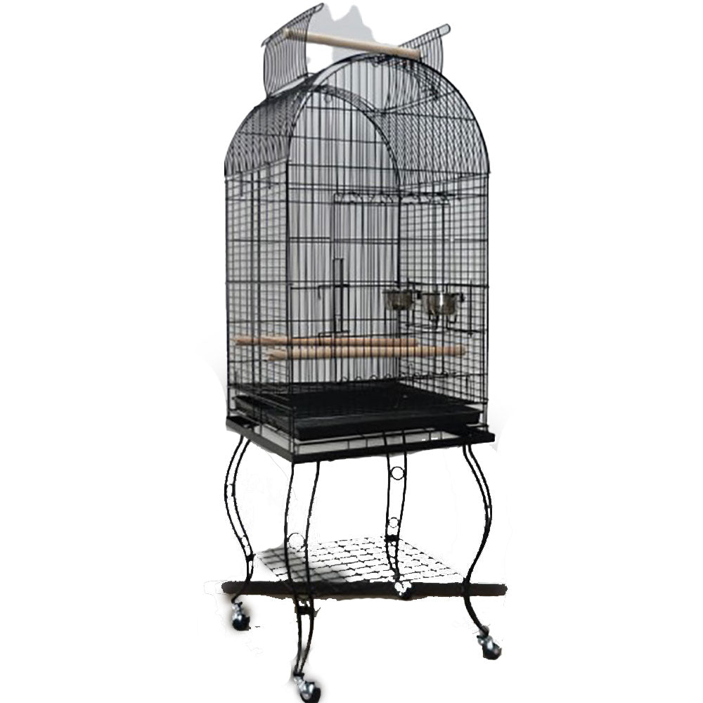 Large Aviary/Bird Cage with Open Roof - 158cm High