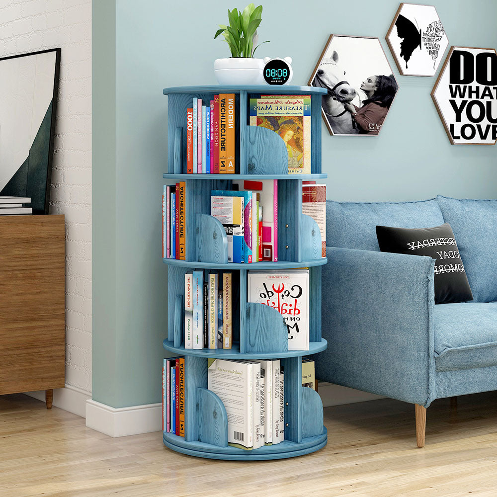 Avanta 360-degree Rotating 3, 4 & 5 Tier Display Shelf/Bookcases