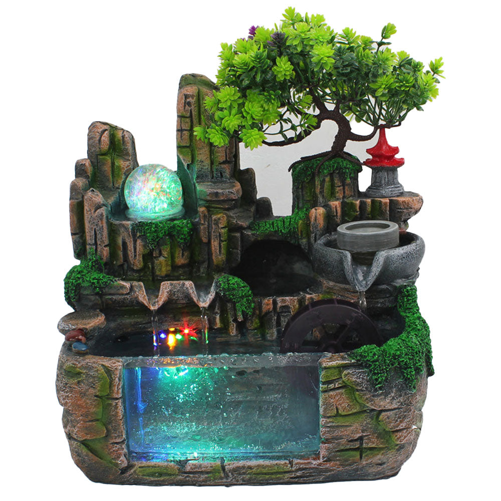 Fountain/Water Feature Ornament with Fish Tank