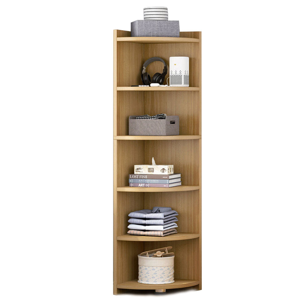 Renown 5 Tier Large & Stylish Wooden Corner Shelf Unit