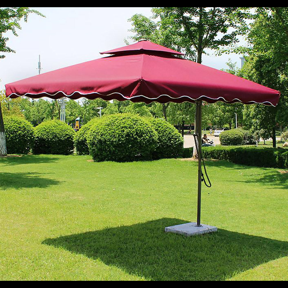 Villa Cantilever Garden Shade & Umbrella - 3.0 & 3.5m Diagonal Diameter