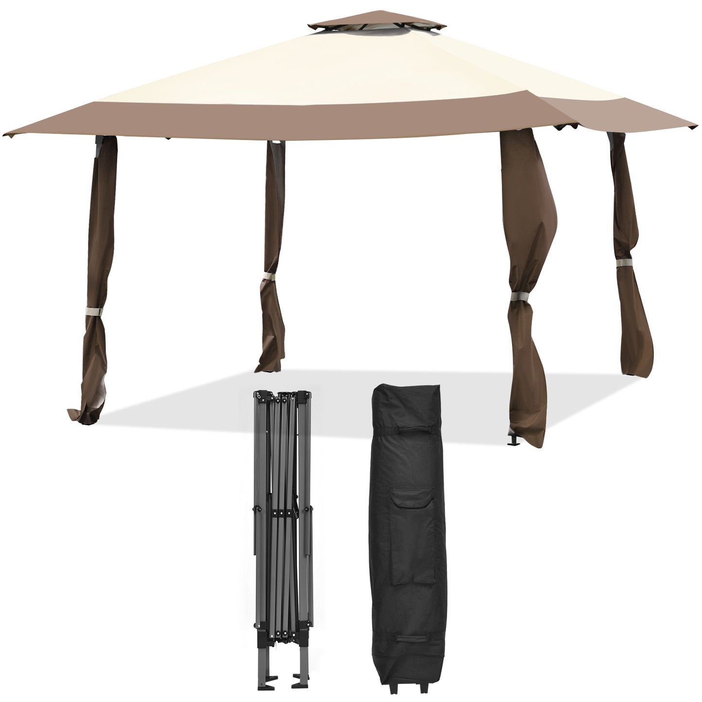 Sierra Adjustable Pop Up Canopy - 393 cm x 393 cm