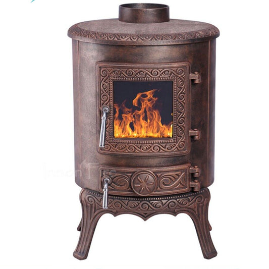 HomeLiving 8KW Cast Iron Wood Pot Belly Heater - UpcTo 12 Square