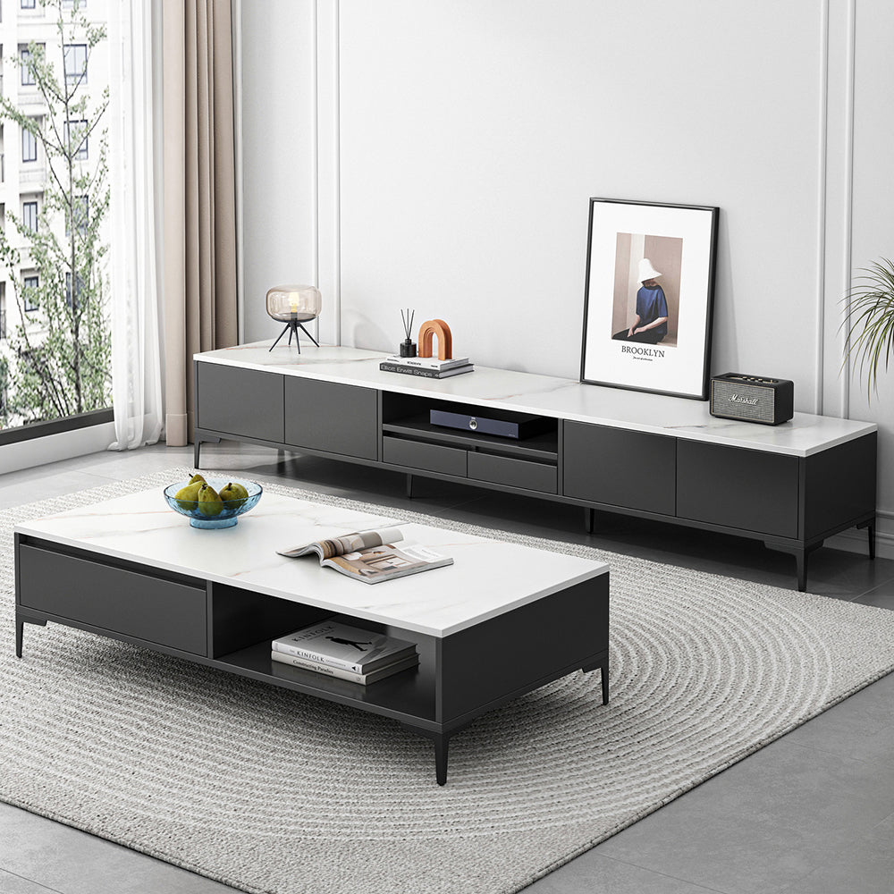 Alda 2-Pc Set - Large Coffee Table & 2m TV Cabinet