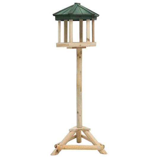 Standing Bird Feeder in Solid Firwood --- 33x106 cm