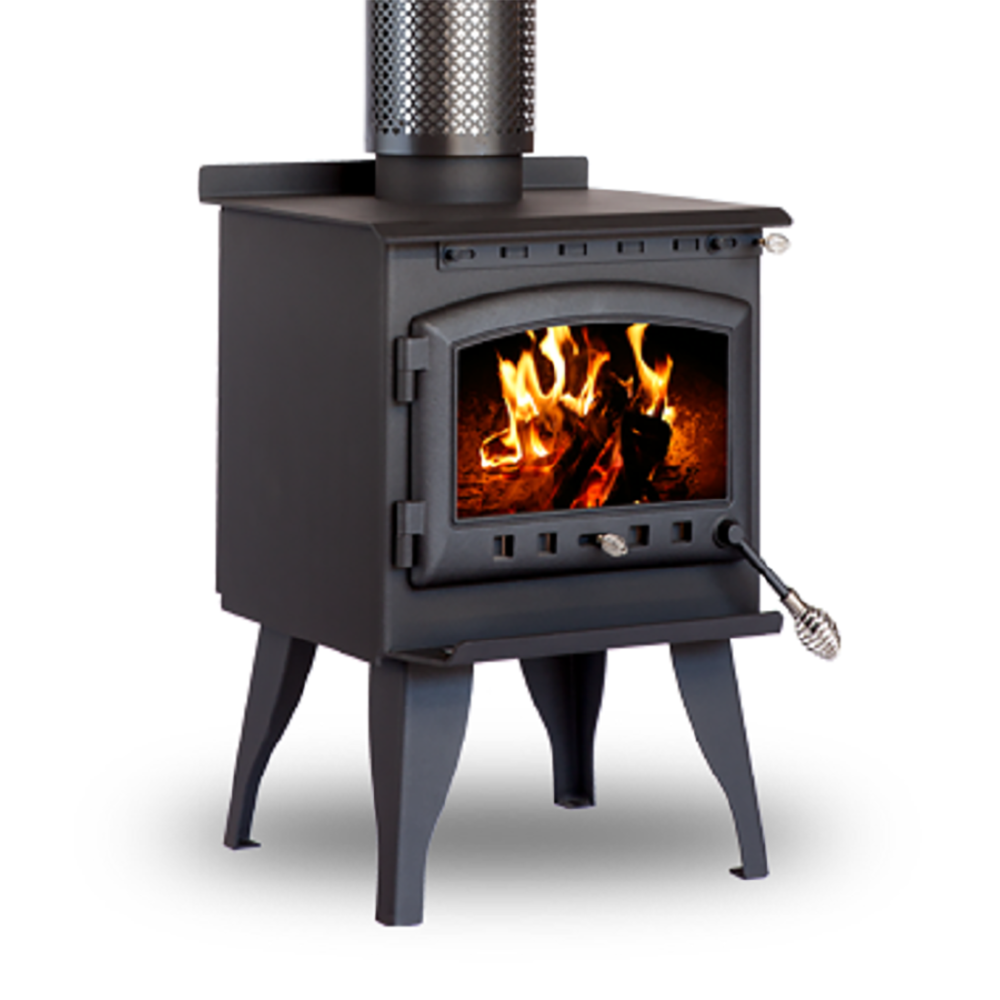 Comfort Home Freestanding Heavy Duty Steel & Cast Iron Wood Heater