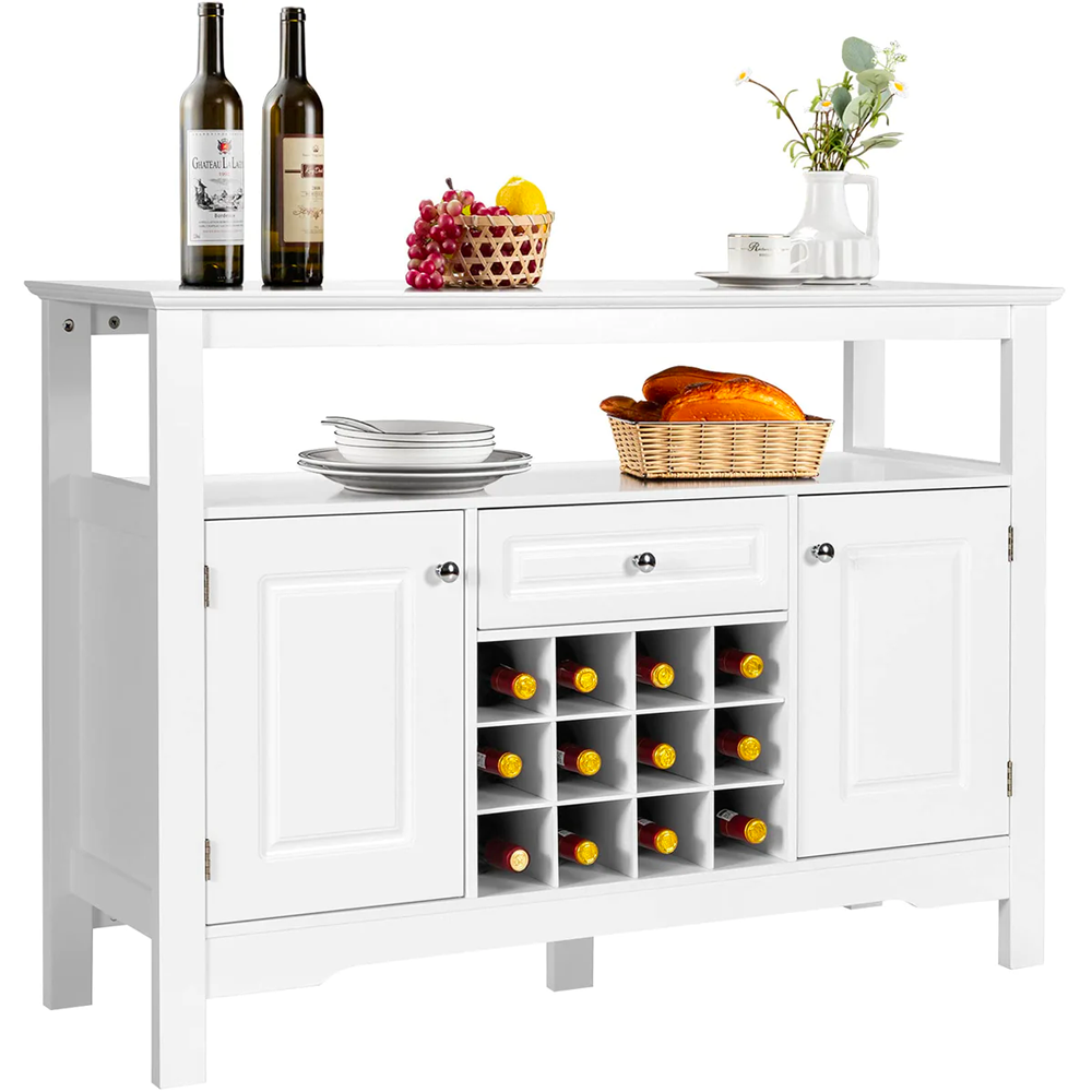 Vista Buffet Sideboard Cabinet, 2 Drawers & 2 Doors - 5 Colours