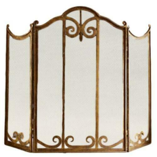 C'est Bien Antique Wrought Iron Firescreen