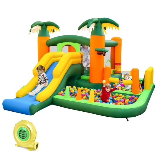 Wonderland 8-in-1 Kids Inflatable Bounce House/Jumping Castle incl Blower