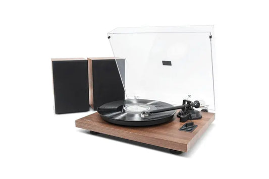 Hi-Fi Turntable Vinyl Record Player w/ Speakers