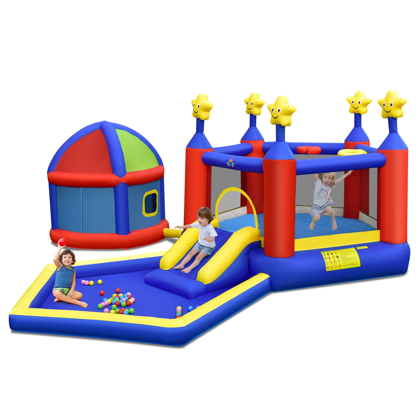 SunFun Inflatable Bounce House/Jumping Castle w/Extras