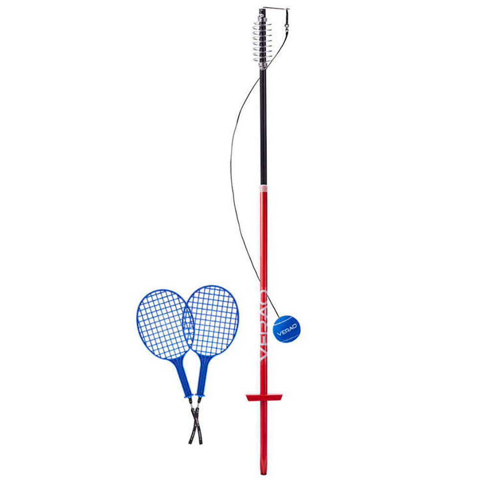 SportKids Dual Tennis and Soccer Set - Height Adjustable