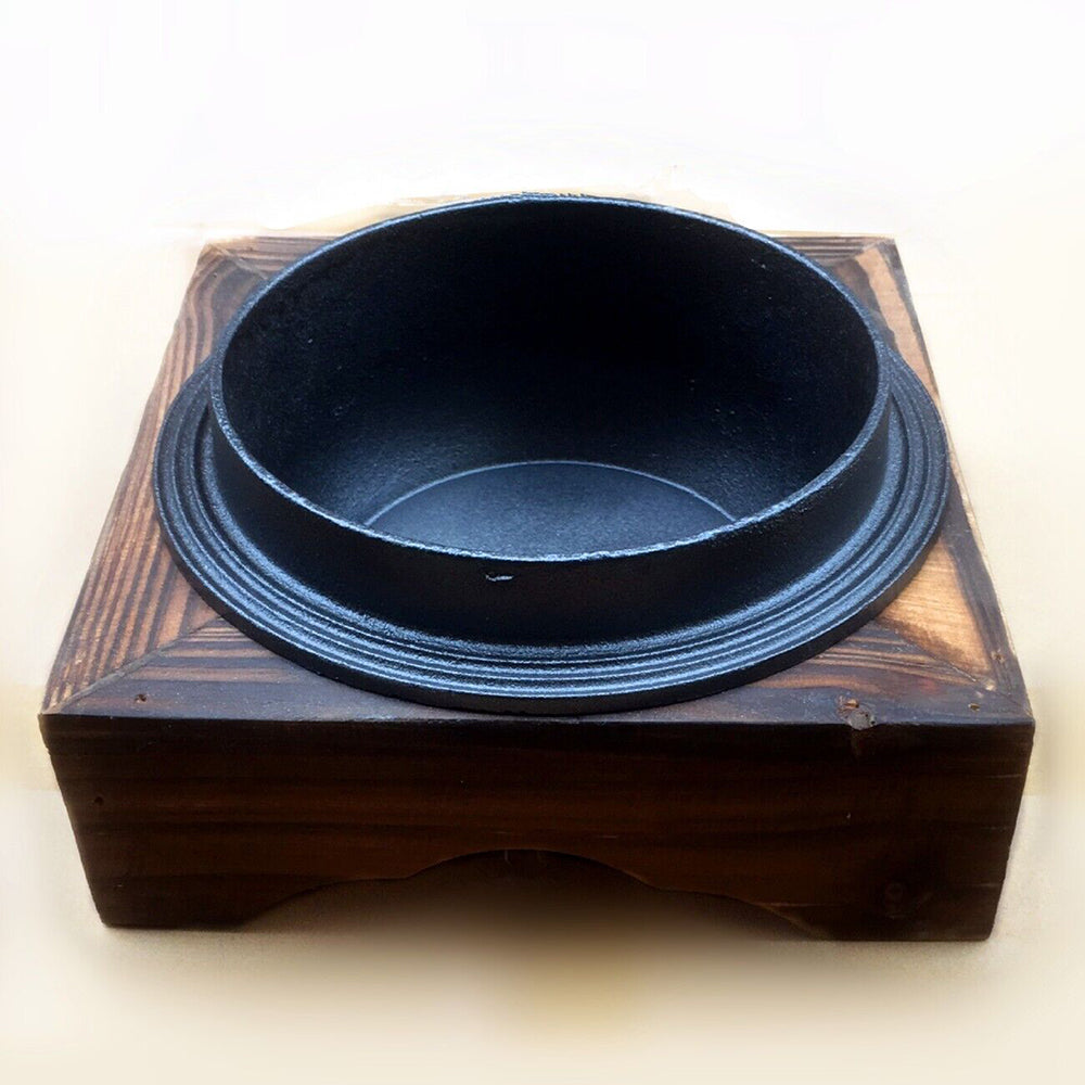 Bibimbap Cast Iron Grill, Rice & Soup Bowl