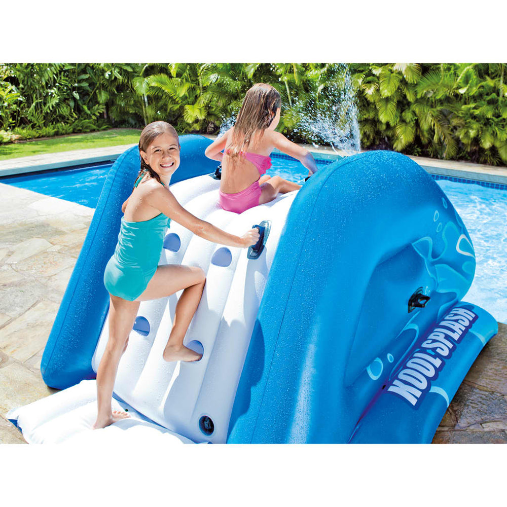 Kool Splash Blue Inflatable Water Slide