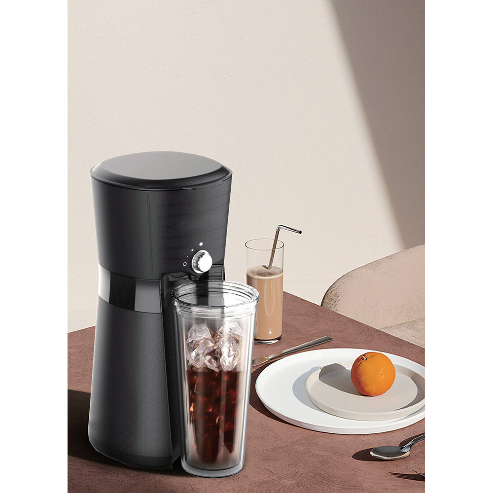 CafeLuv Digital Iced Coffee Maker w/ 10oz, Reusable Cup & Straw Included