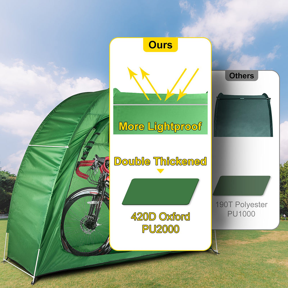 Firebrand Waterproof Bicycle Storage Tent w/ Carry Bag