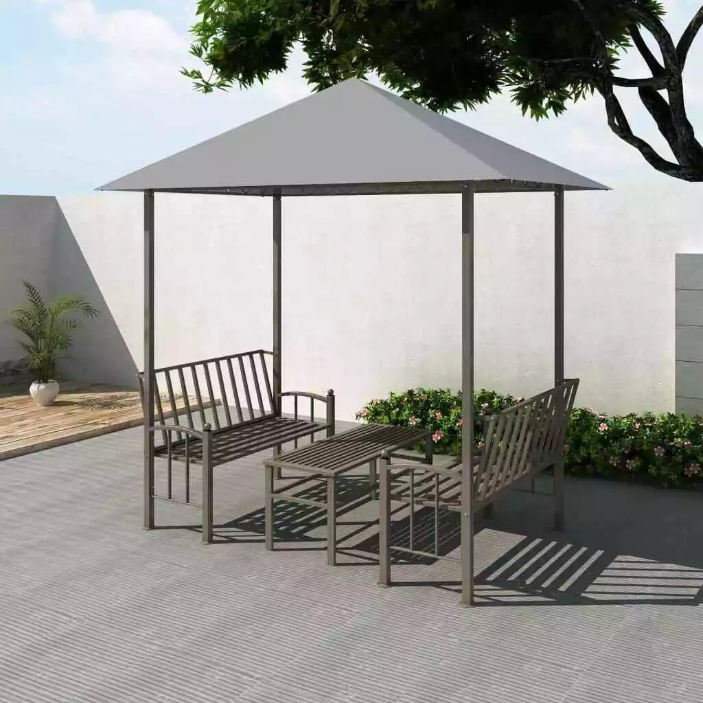 Garden Pavilion w/Table  Benches 2.5x1.5x2.4m