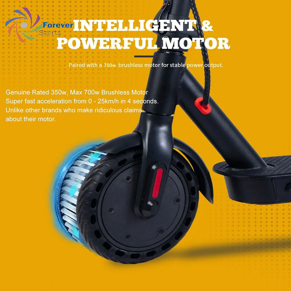 Rava Electric Scooter w/8.5” solid tyres, 7.5ah lithium battery & 700w motor