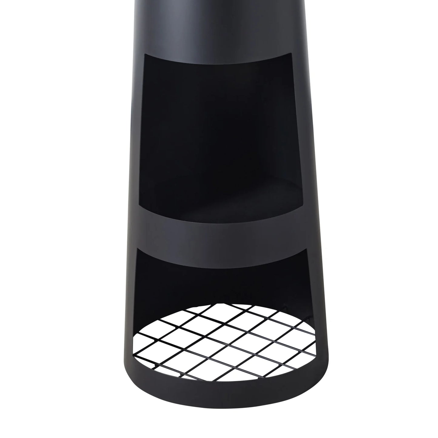 Elettra Chiminea with Storage