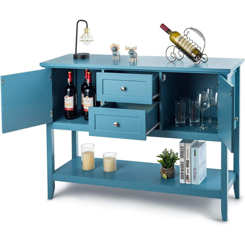 Vista Buffet Sideboard Cabinet, 2 Drawers & 2 Doors - 5 Colours