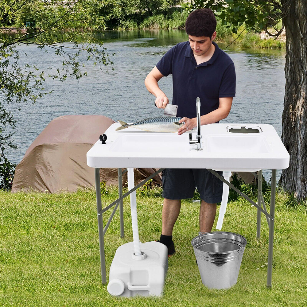 Portable Folding Fish Cleaning Table