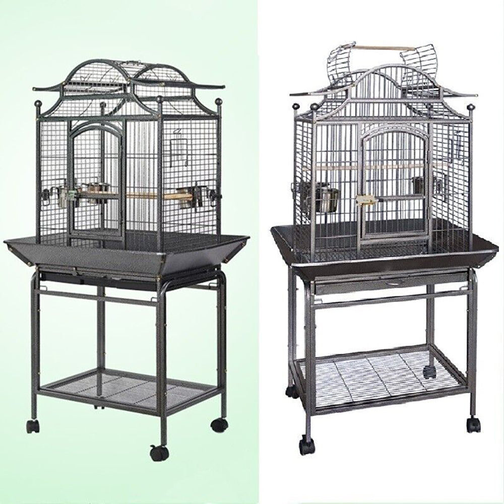 Whimsical 2-In-1 Bird Cage & Stand w/Open Roof - 153cm