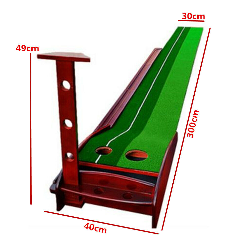 Weekend Golf Practice Green 3m Wooden w/Return Ball