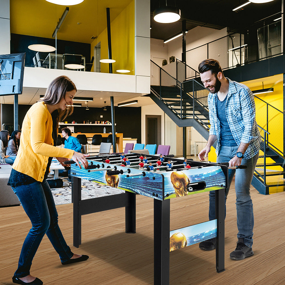 2 in 1 Foosball Table w/ Removable Legs