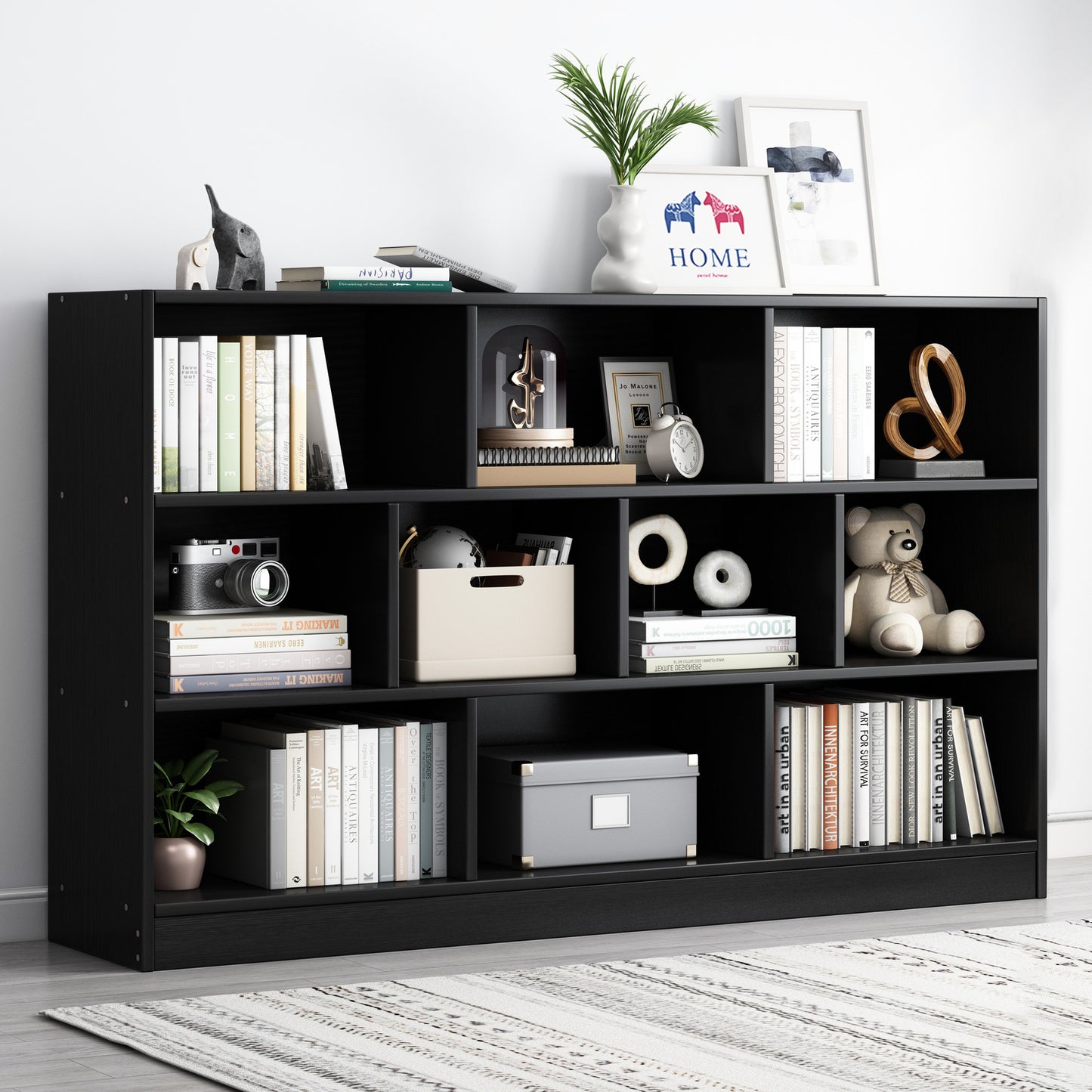 Sheridan 9 Shelf Display Cabinet/Bookcase