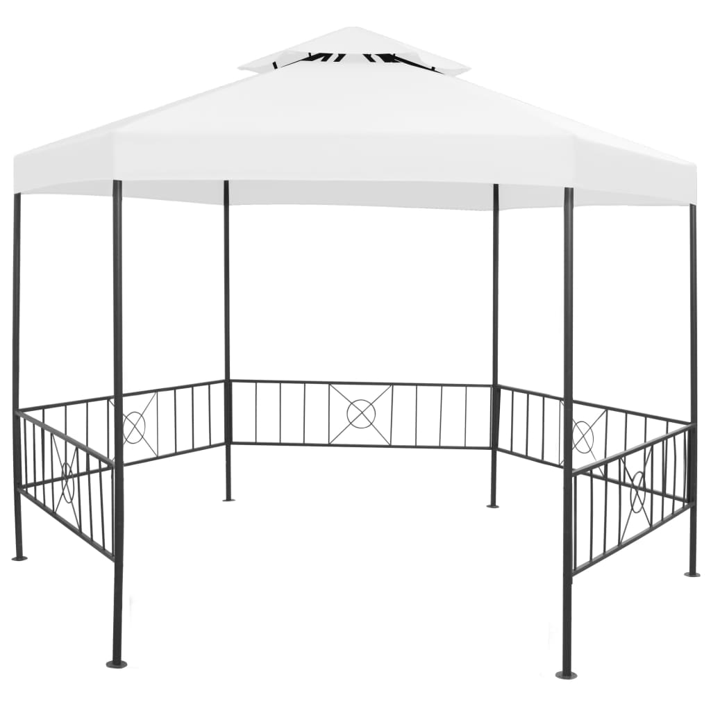 Valencia Deluxe Hexagon Gazebo - 3 Colours