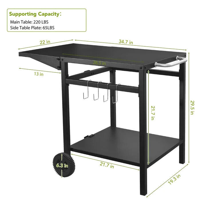 Buongiorno Portable Pizza & BBQ Trolley/Cart