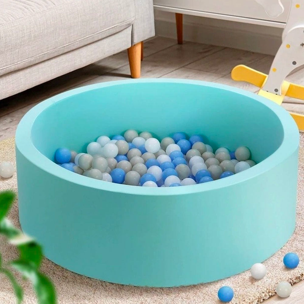 FunFree Foam Ball Pit with Balls - 90x30cm 3 Colours