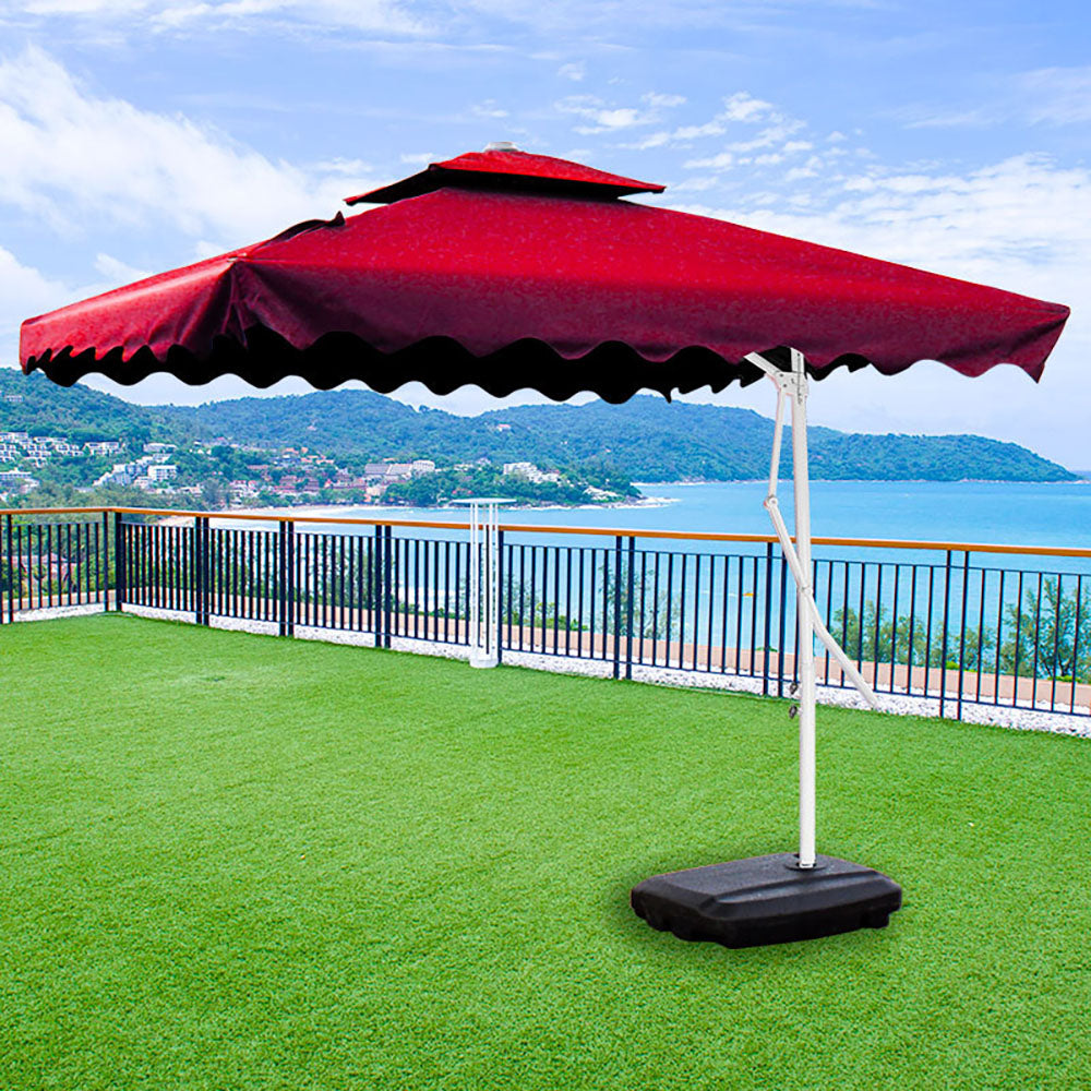 Villa Cantilever Garden Shade & Umbrella - 3.0 & 3.5m Diagonal Diameter