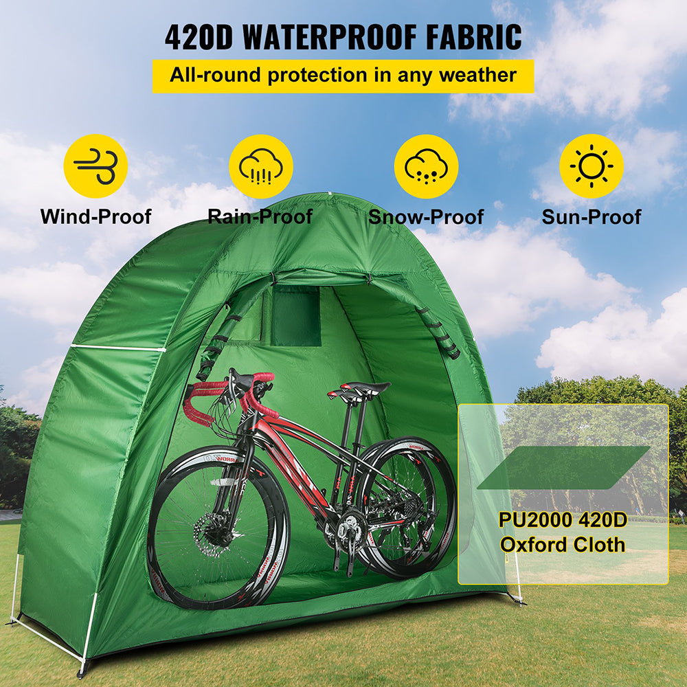 Firebrand Waterproof Bicycle Storage Tent w/ Carry Bag