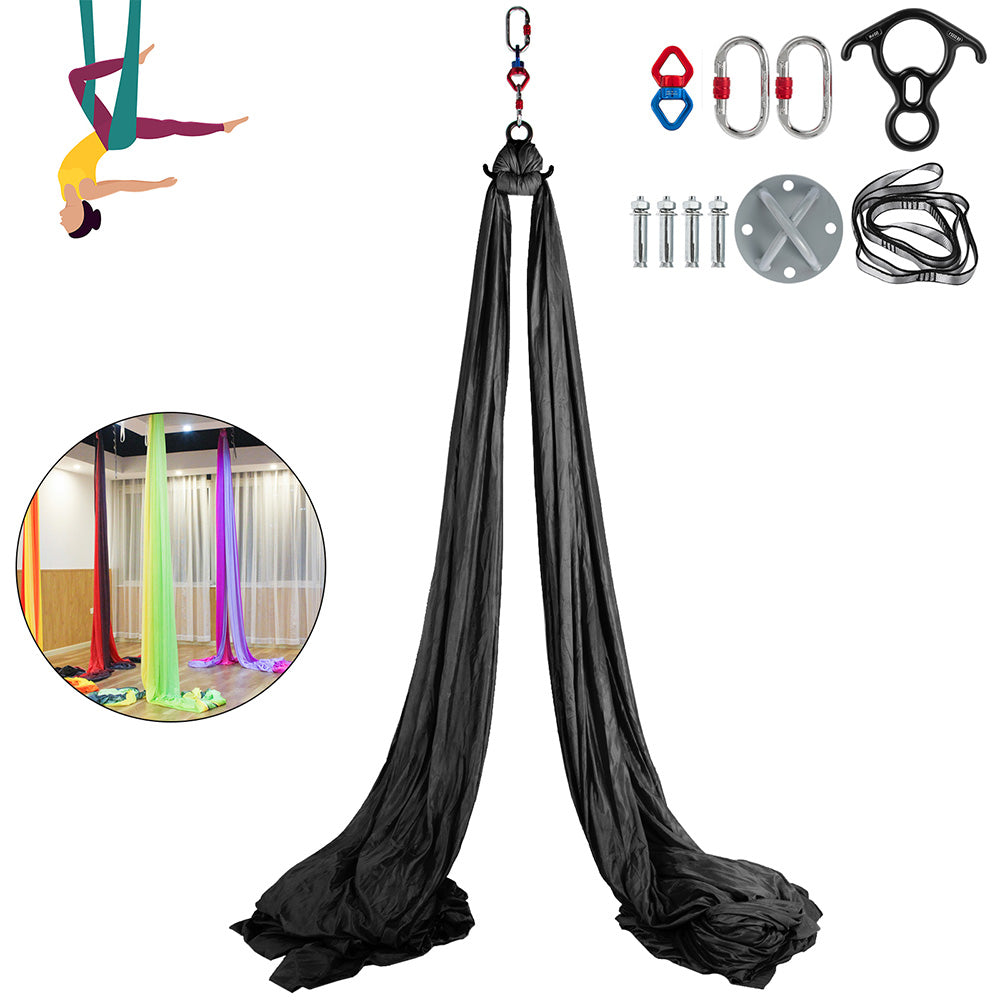 Aerial Silk 10x2.8M Yoga Swing Hammock & Trapeze