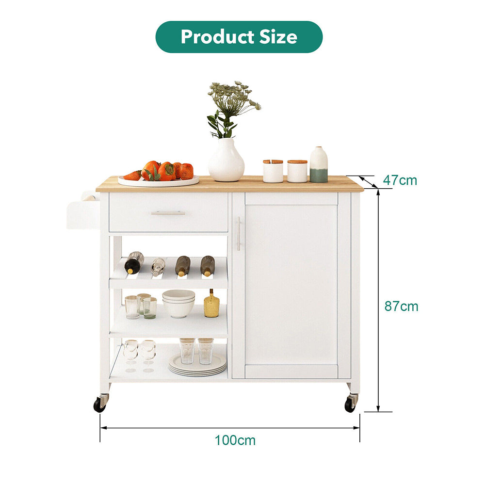 Fonda Kitchen Island Cart/Trolley