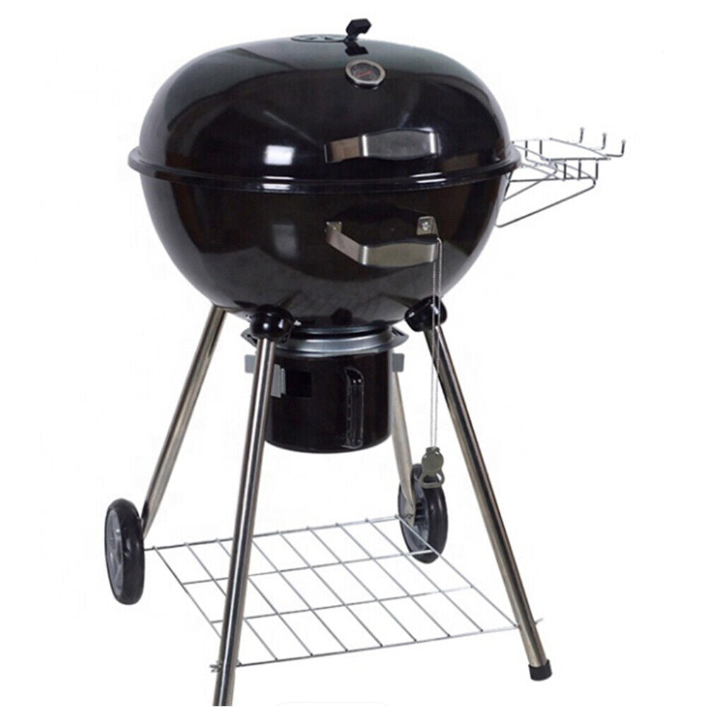 Vigo Portable Enamel BBQ Kettle Charcoal Grill