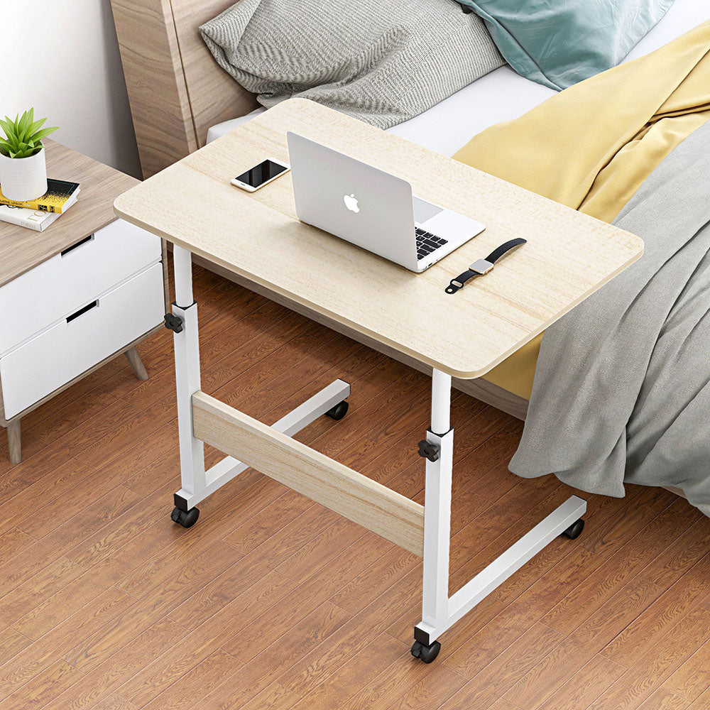 Atlanta Adjustable Portable Side Table/Laptop Desk w/Wheels. 3 Cols