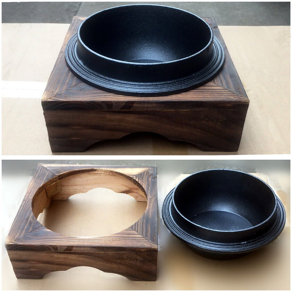 Bibimbap Cast Iron Grill, Rice & Soup Bowl