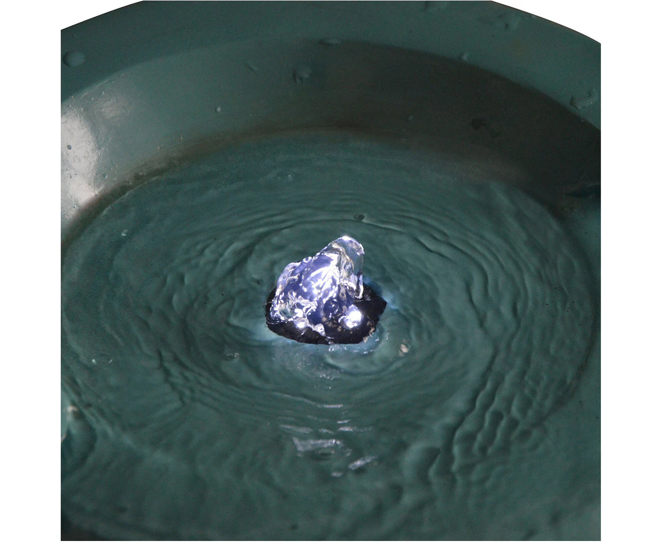 Vanda 82cm Broken Jar Water Fountain w/LED Light.  Blue or Red