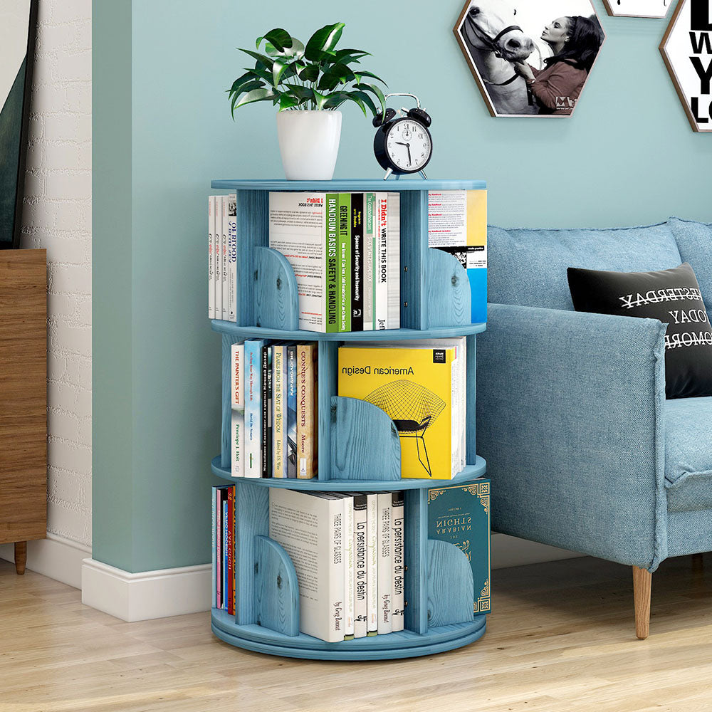 Avanta 360-degree Rotating 3, 4 & 5 Tier Display Shelf/Bookcases