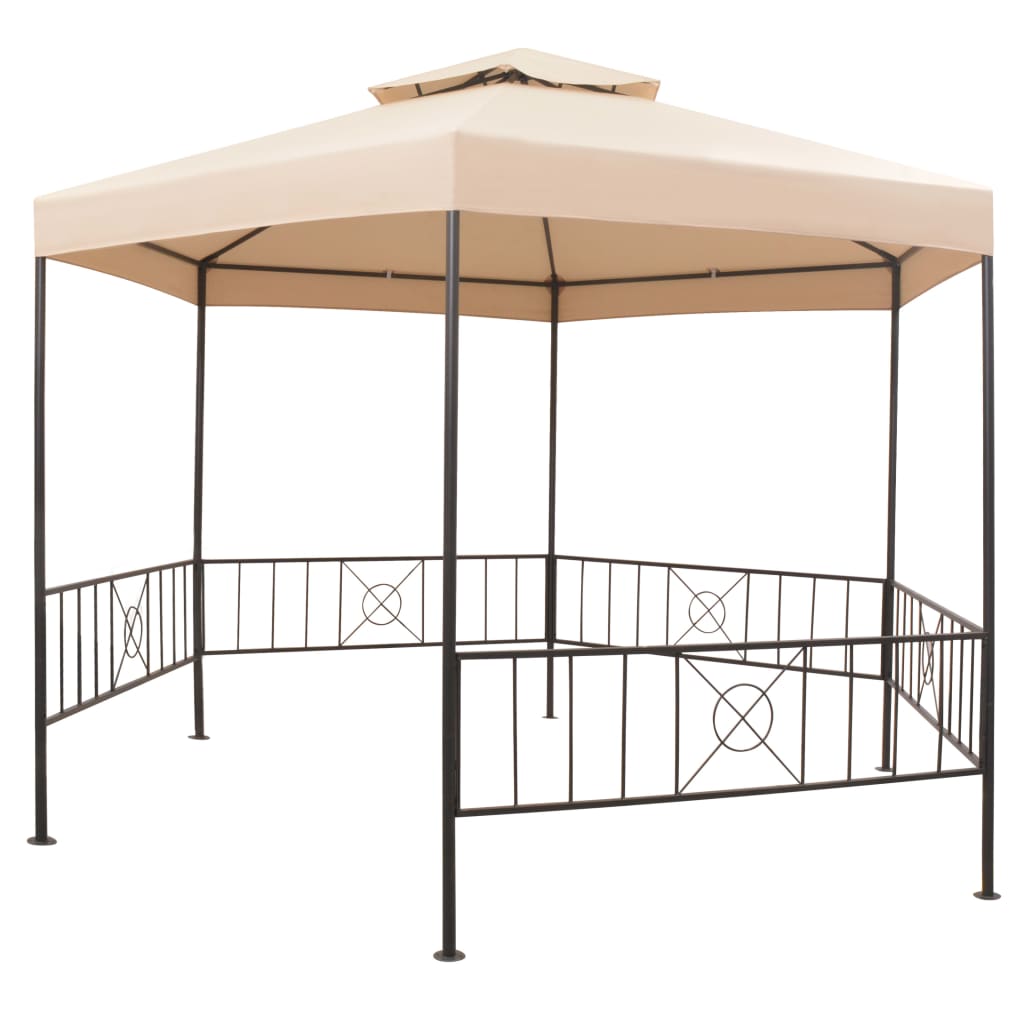 Valencia Deluxe Hexagon Gazebo - 3 Colours