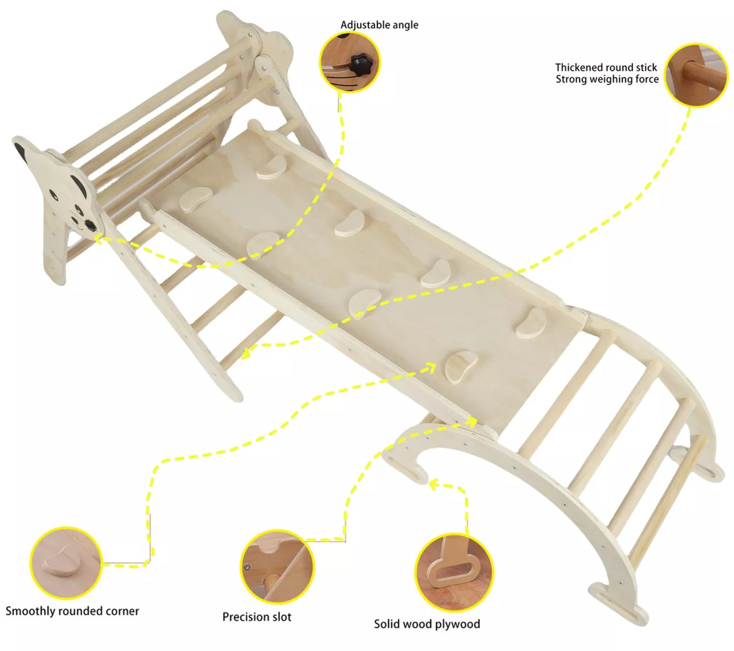 Activa Montessori 3-in-1 Kids Climber Set